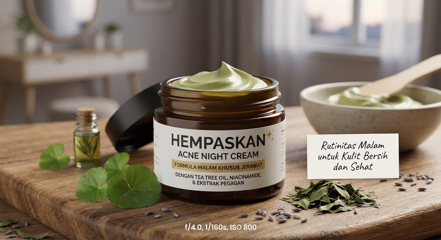 Hempas Bekas Jerawat, Ini 4 Night Cream Arbutin Wajah Auto Glowing