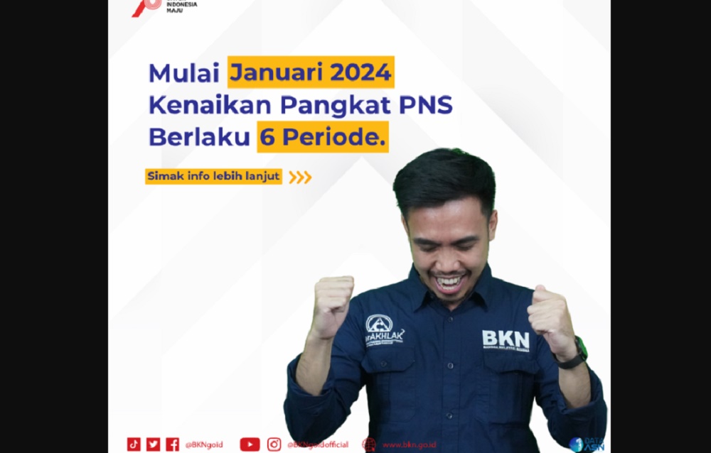 BKN Akhirnya Beri Izin Kenaikan Pangkat PNS 6 Kali Dalam Setahun