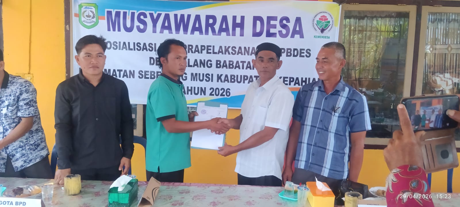 Realisasikan DD TA 2026, Ini Pembangunan yang Dilakukan Desa Talang Babatan