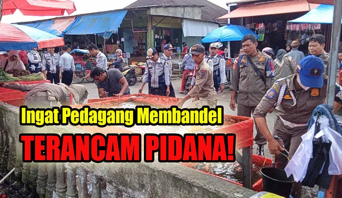 Menurut Satpol PP, Pedagang Bandel Bisa Dikenakan Sanksi Pidana!