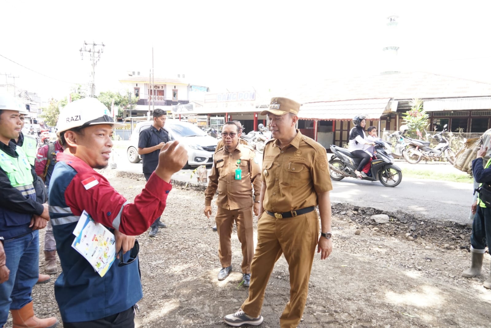Jalan Pusat Kota Mulai Diperbaiki, Ini Pesan Bupati!