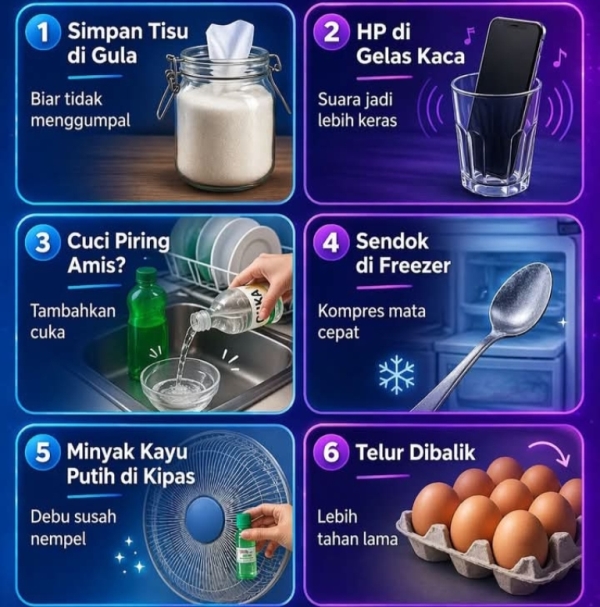 6 Trik Aneh tapi Ampuh Buat Atasi Masalah di Rumah