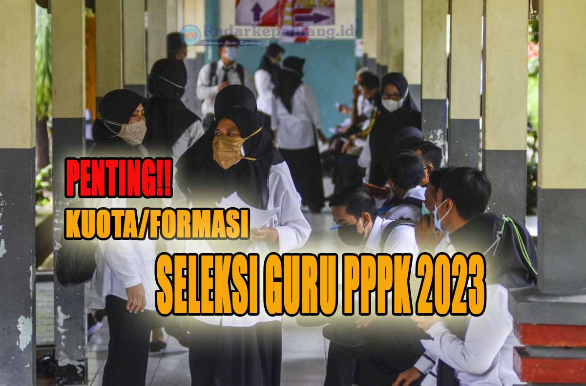 Info Penting Seleksi Guru PPPK 2023, Kemendikbudristek Beberkan Kebutuhan dan Sisa Formasi Guru PPPK 2023!