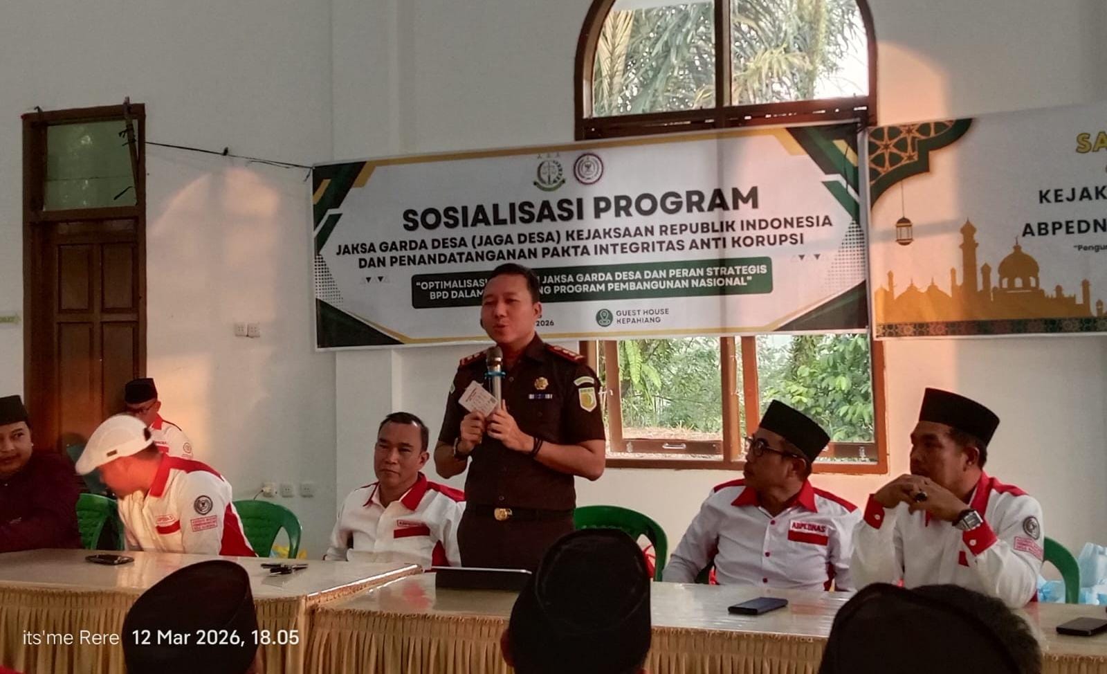 Cegah Tindak Pidana Korupsi, Kajari Kepahiang: Jangan Ada 'Upeti' untuk APH!