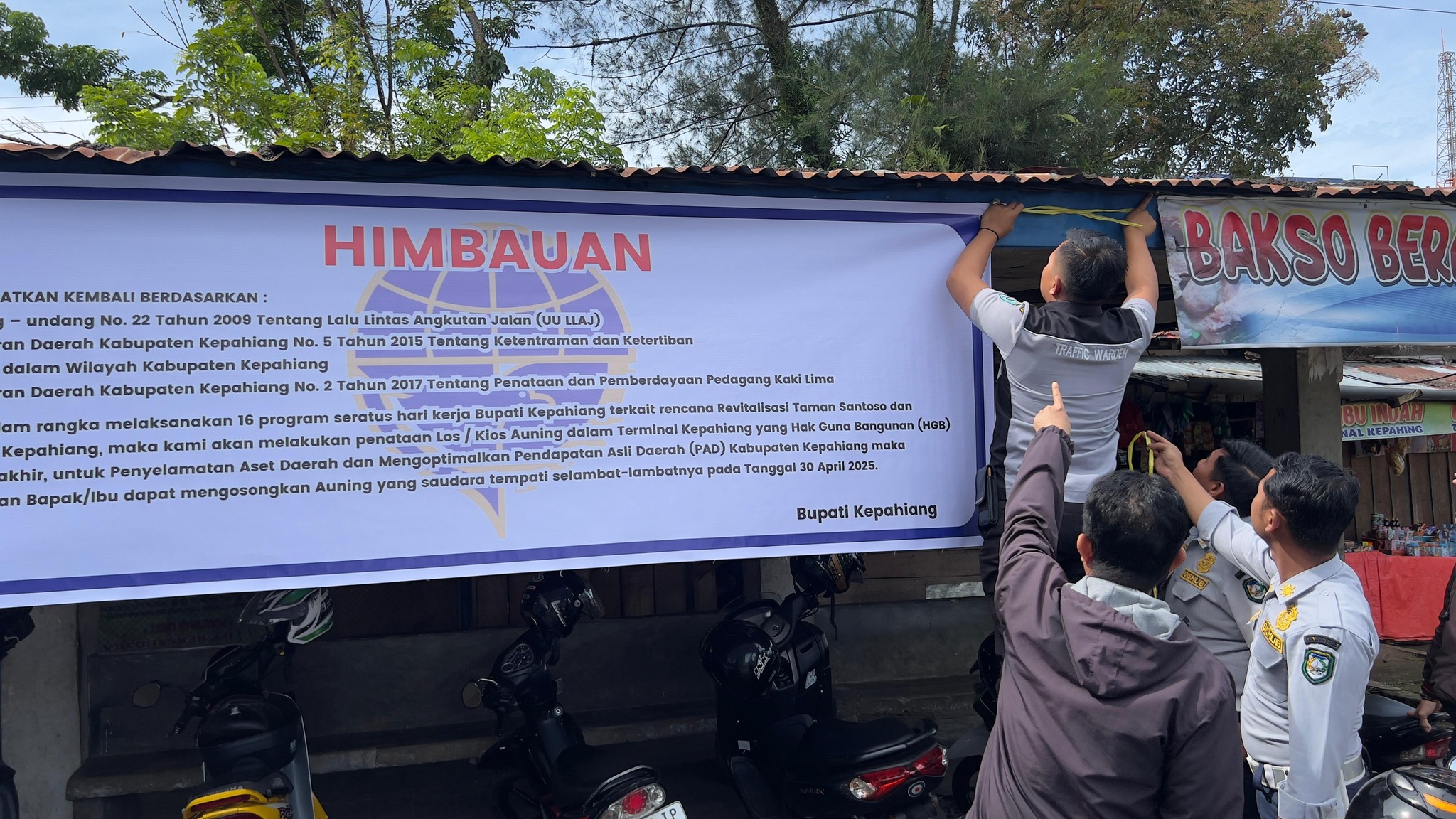 Ditenggat 30 April Ini, Kios Pedagang Terminal Kepahiang Segera Dikosongkan