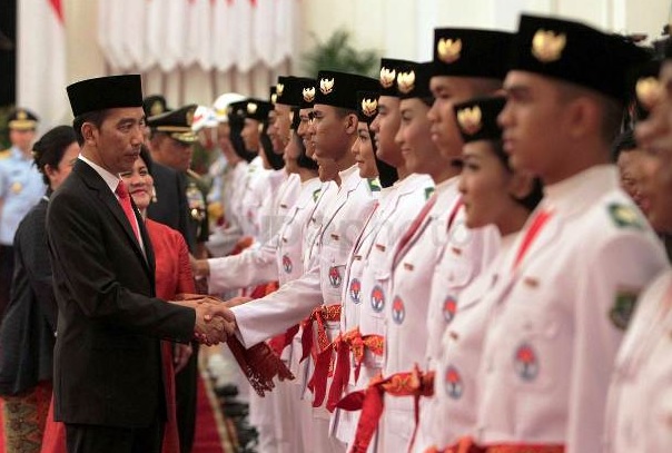 Dikukuhkan Presiden Jokowi, Ini Daftar Nama 76 Paskibraka Nasional Tahun 2023 Berikut Daerah Asalnya