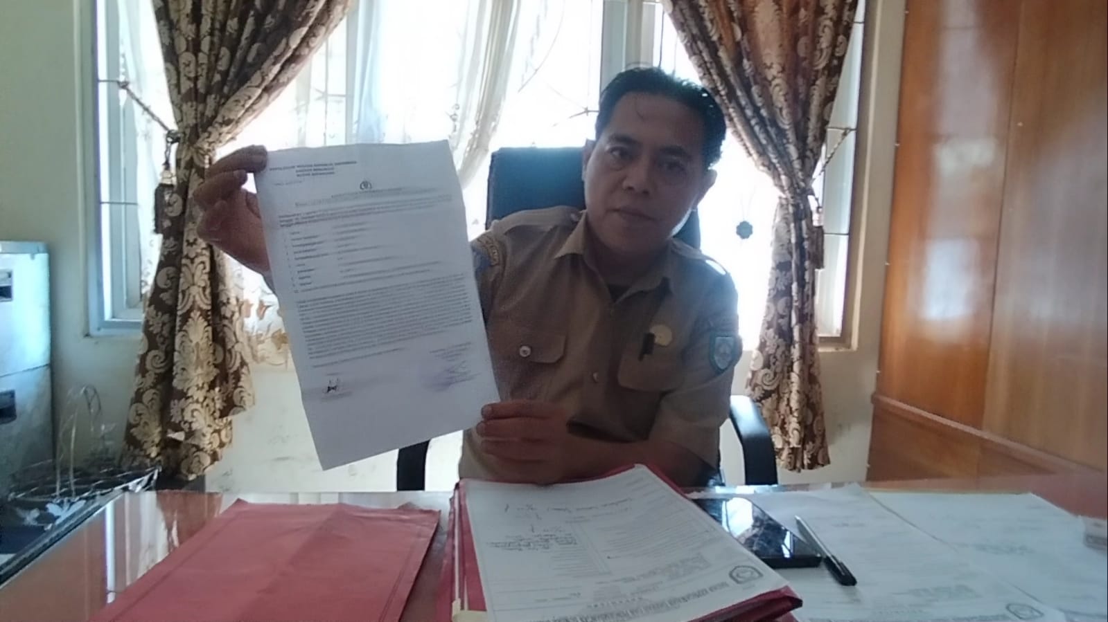 Namanya Dicatut Penipu, Kabid Kepegawaian dan Pengembangan Karir BKDPSDM Kepahiang Lapor Polisi