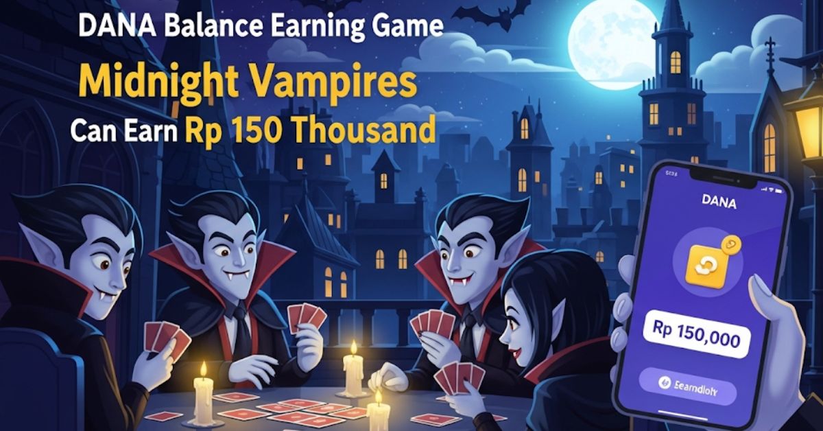 Midnigth Vampire, Aplikasi Penghasil Uang Terbaru Berbayar ke DANA, OVO dan PayPal