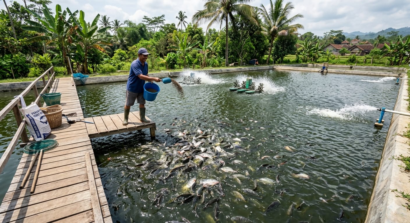 Kolam Agar Cepat Panen, Ini Cara Mempercepat Pertumbuhan Ikan