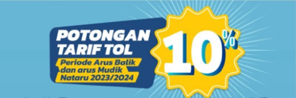 Asik! Ada Diskon 10 Persen Tarif Tol saat Libur Tahun Baru 2024