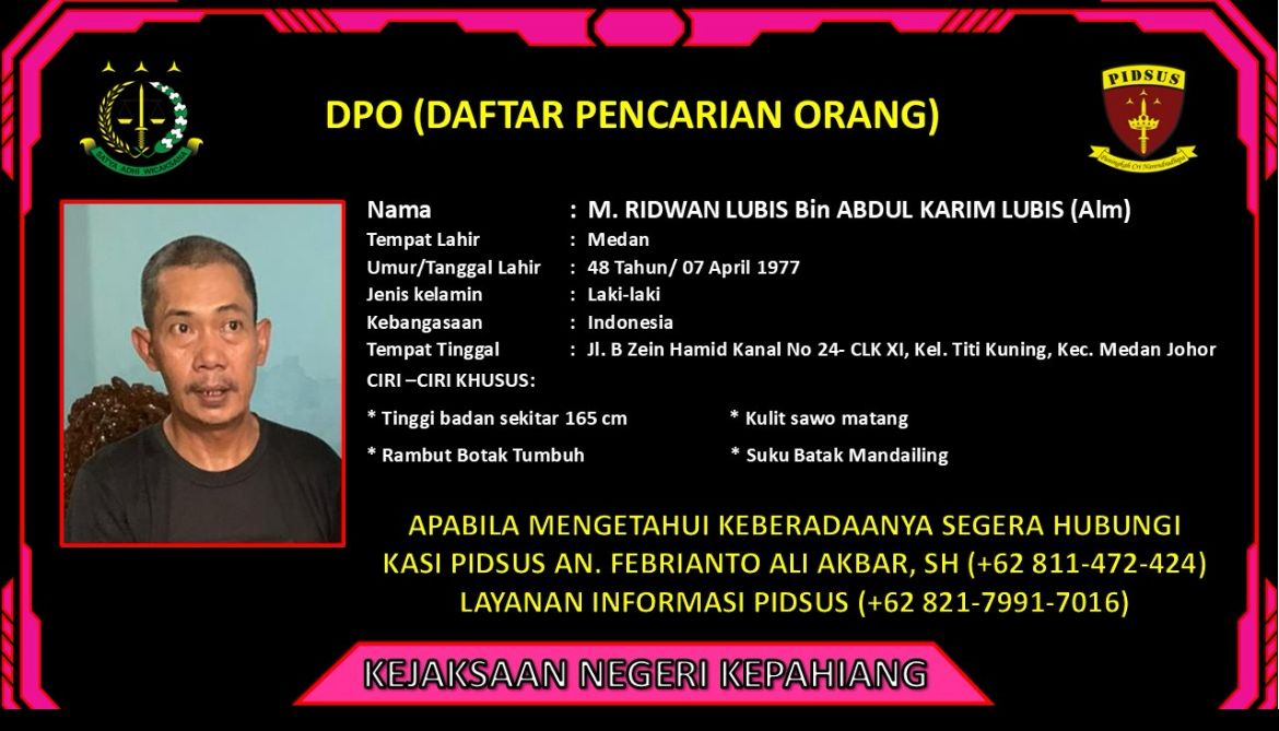 Pihak Ketiga Tersangka Kasus Korupsi di RSUD Kepahiang Resmi DPO!