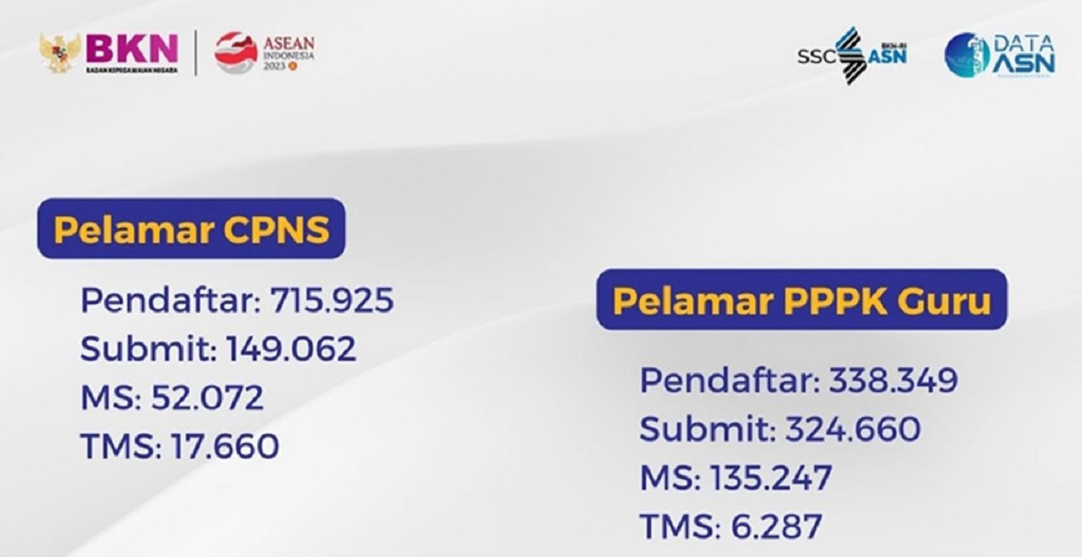 Tidak Sampai 50 Persen, 120 Ribu Pelamar CPNS 2023 Dinyatakan TMS, BKN Sebut Begini Solusinya!