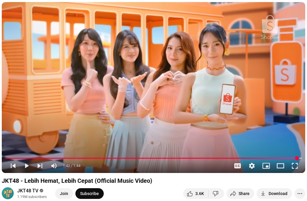 Fans Heboh! Shopee x JKT48 Tampilkan MV yang Penuh Warna dan Energi, Tonton Sekarang!