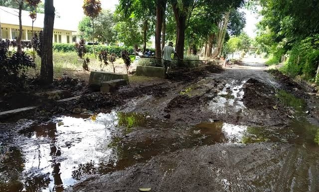 Sudah Dibebaskan dari Kawasan HL Konak, Pembangunan Jalan SMAN 1 Kepahiang Masih Terkendala