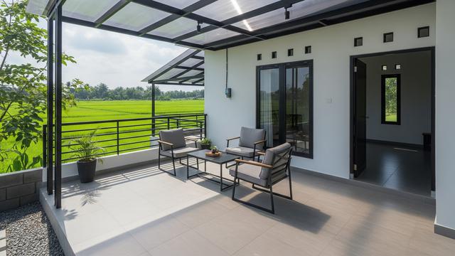 Sederhana Namun Elegan, Ini 5 Inspirasi Teras Rumah di Desa Tampak Modern