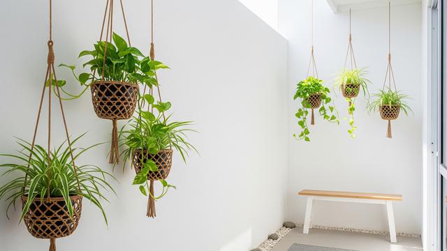 Kekinian 2026, 5 Model Teras Sempit Nuansa Alami dengan Pot Tanaman Gantung