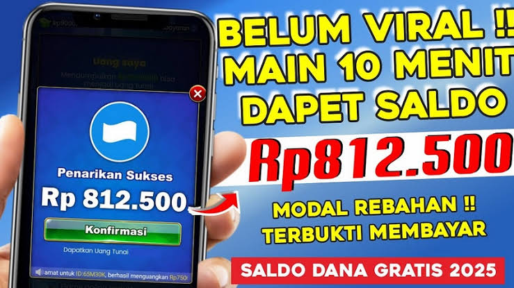 10 Menit Langsung Dapat Uang Rp800 Ribu, Ini Aplikasi Penghasil Saldo DANA Terbaru dan Tercepat!