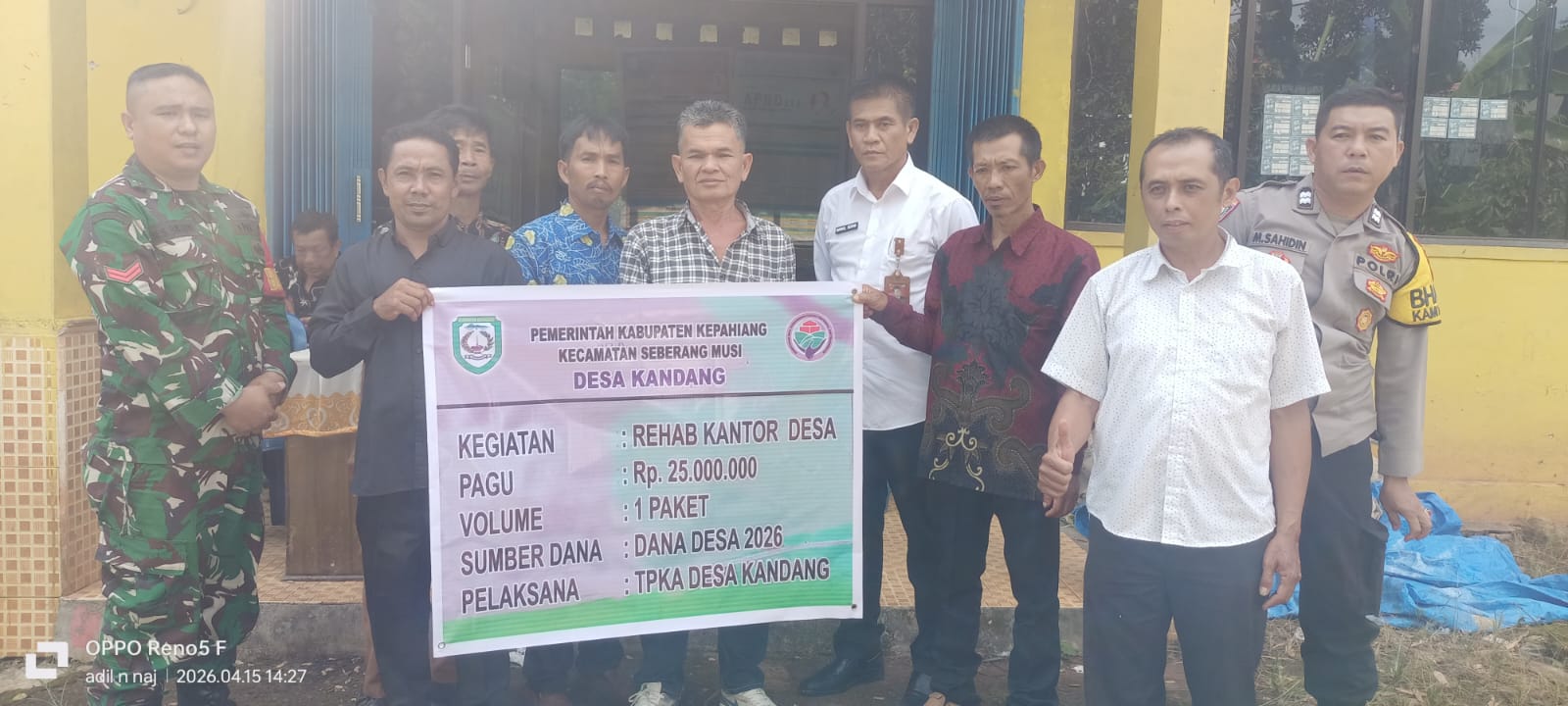 Pemdes Kandang Sosialisasi APBDes dan Pra Pelaksanan DD TA 2026