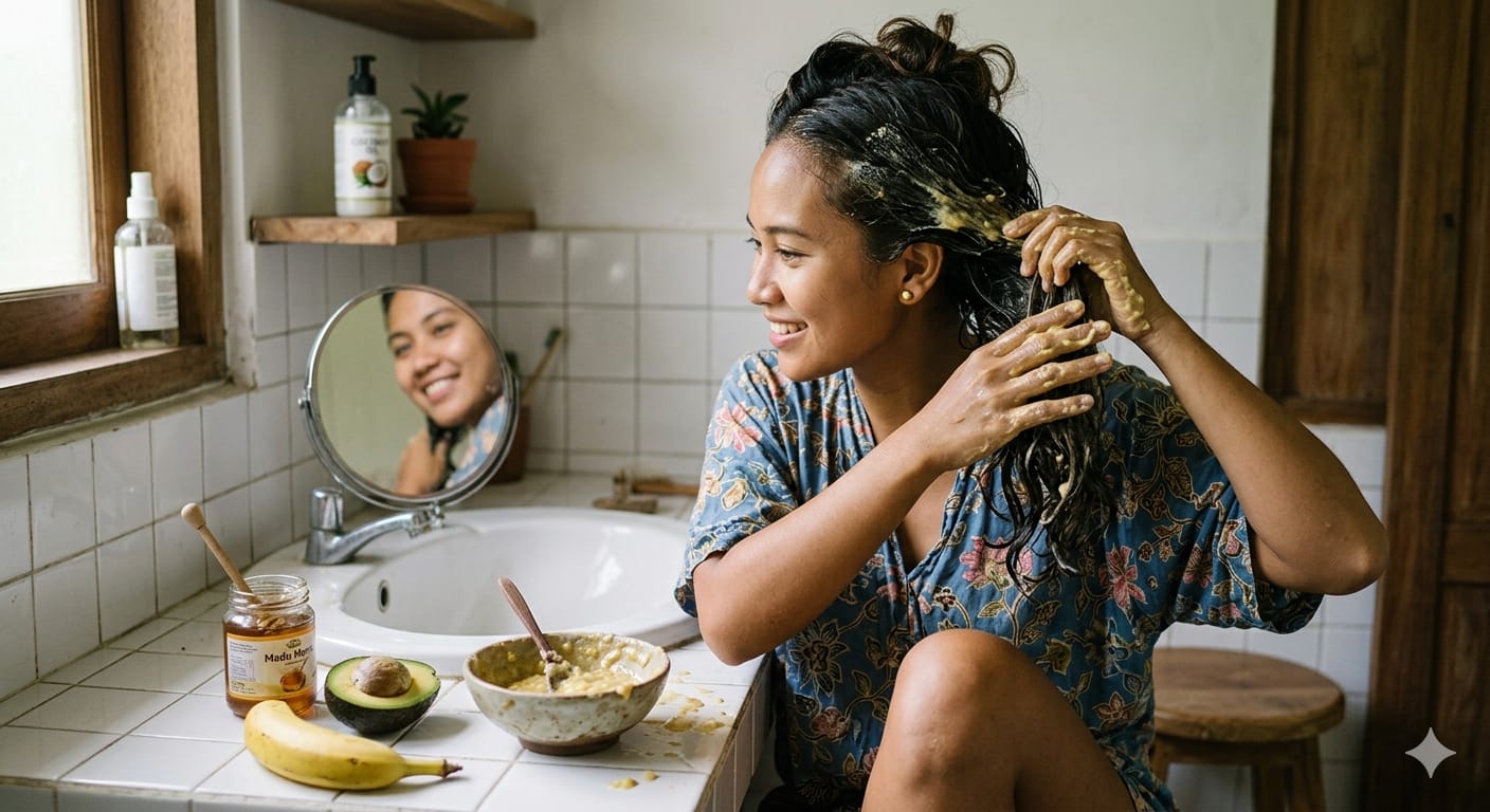 Melembapkan Rambut Kering dan Rusak, Ini 5 Cara Sederhana Menggunakan Kulit Pisang