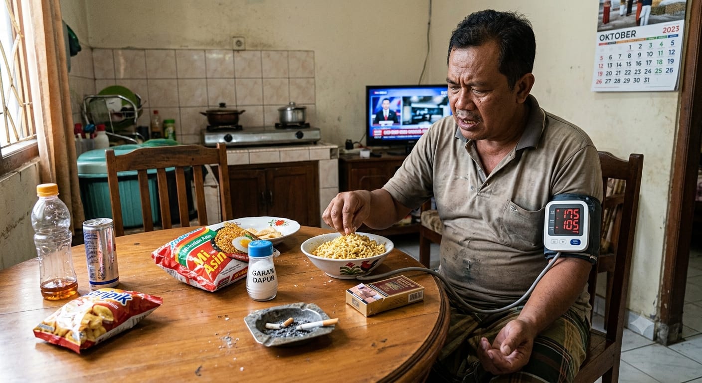 Banyak yang Tak Sadar, Ternyata Ini Penyebab Darah Tinggi Sebenarnya
