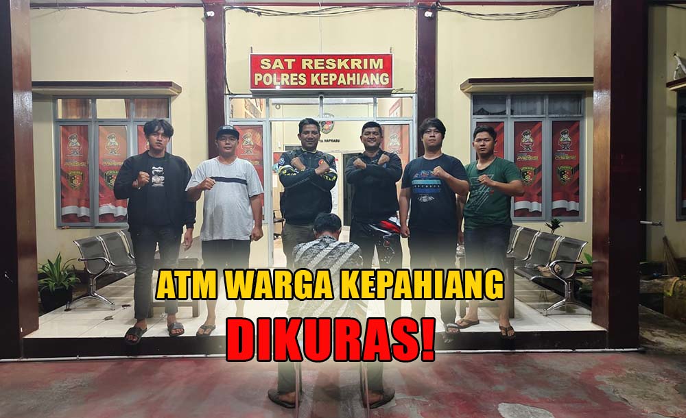 Kuras ATM Warga Kepahiang, Pria Asal Kota Bengkulu Berhasil Ditangkap Tim Elang Juvi!