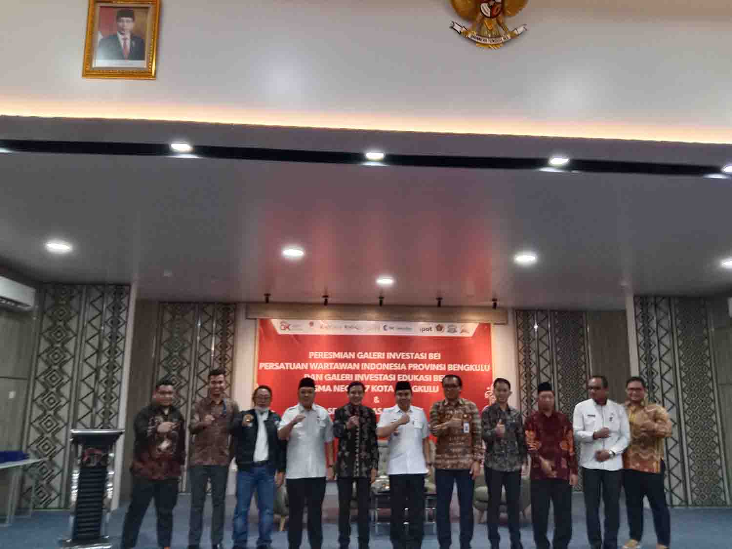 Galeri Investasi PWI Bengkulu Diresmikan