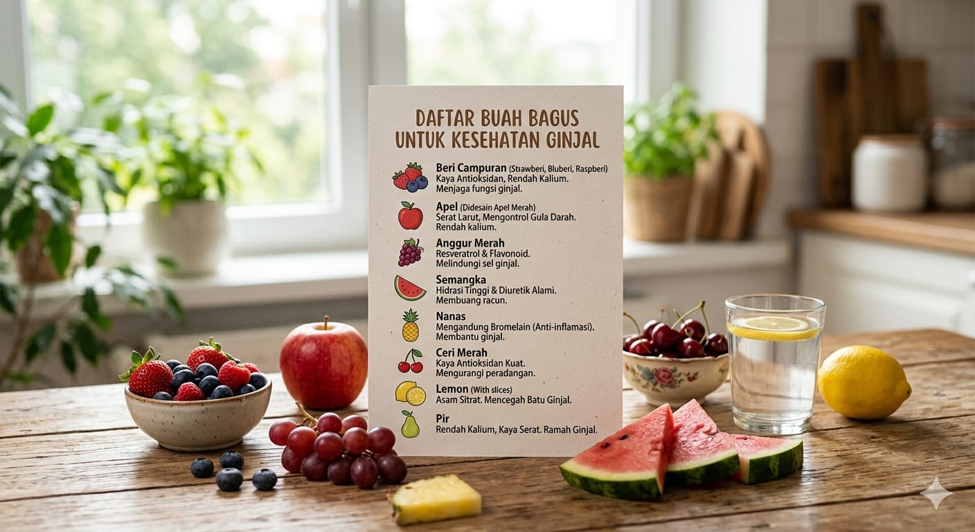 Cocok Dikonsumsi Rutin, Ini Daftar Buah yang Sangat Baik Untuk Kesehatan Ginjal