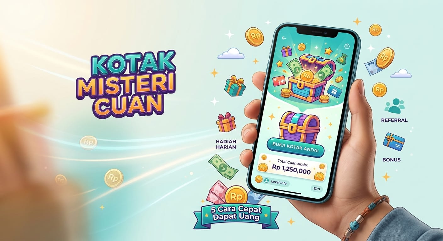 Aplikasi Penghasil Uang, Ada Saldo DANA dari Kotak Misteri!