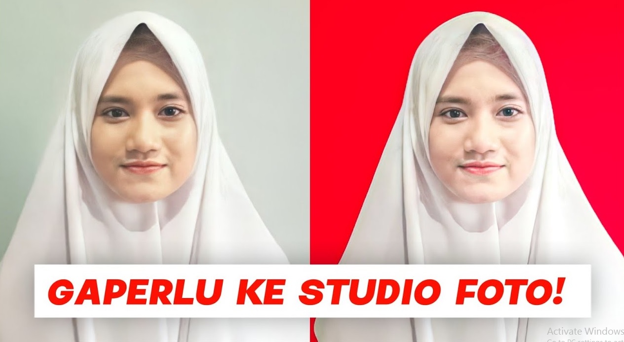 Cara Mudah Merubah Background Merah Pada Foto, Bisa Online!