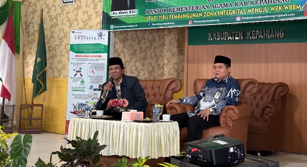 Kemenag Kepahiang Jadi Rujukan Pembangunan Zona Integritas Tingkat Kabupaten