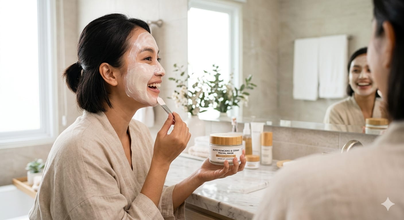 Wajah Auto Kencang dan Cerah, Ini Masker Pengencang Wajah!