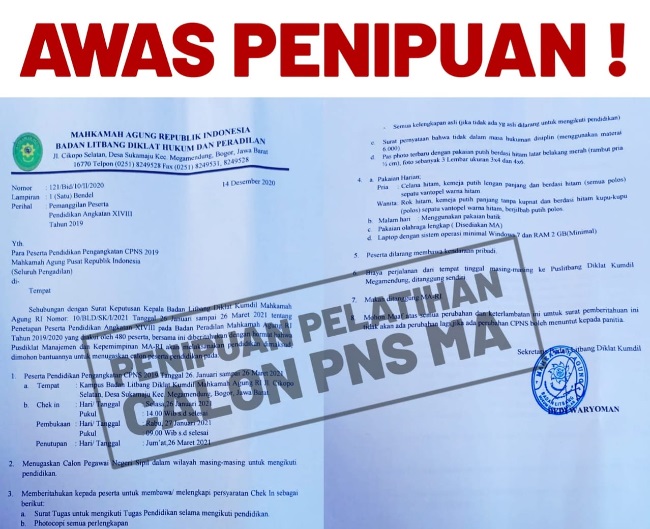 Waspada Terhadap Penipuan Terkait Pendaftaran CPNS, Begini Modusnya!