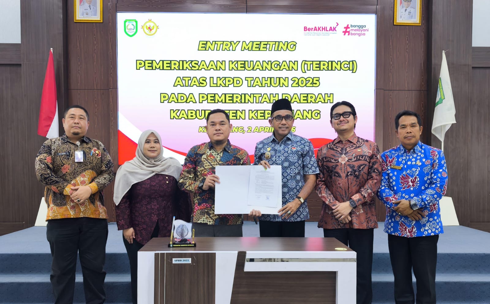 Entry Meeting BPK, Pemkab Kepahiang Tegaskan Komitmen Transparansi Keuangan