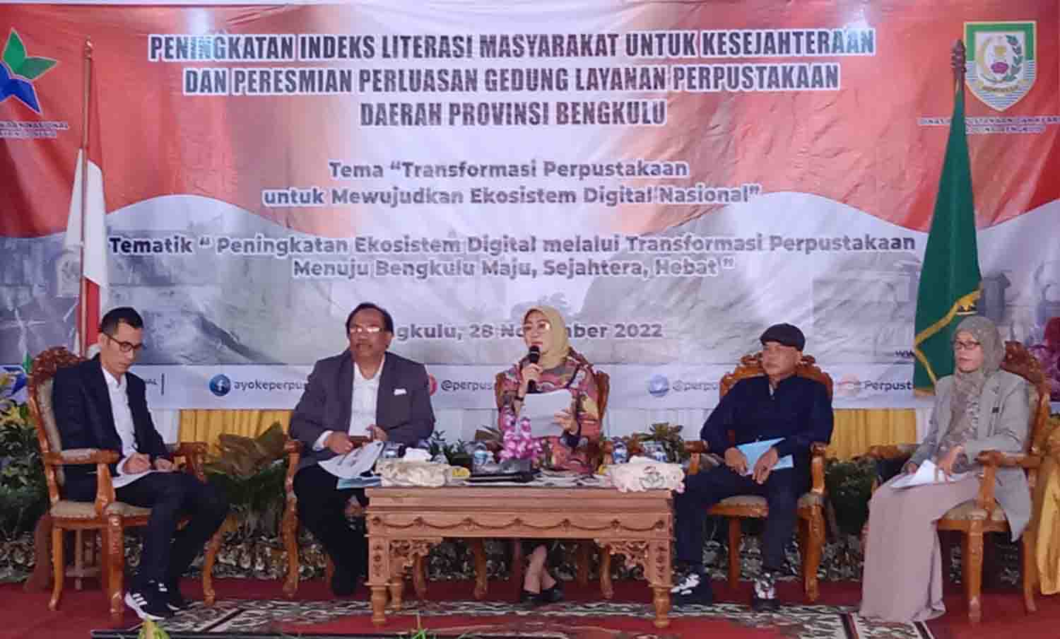 Melalui Talkshow DPK Provinsi Bengkulu Dorong Peningkatan Indeks Literasi Masyarakat 