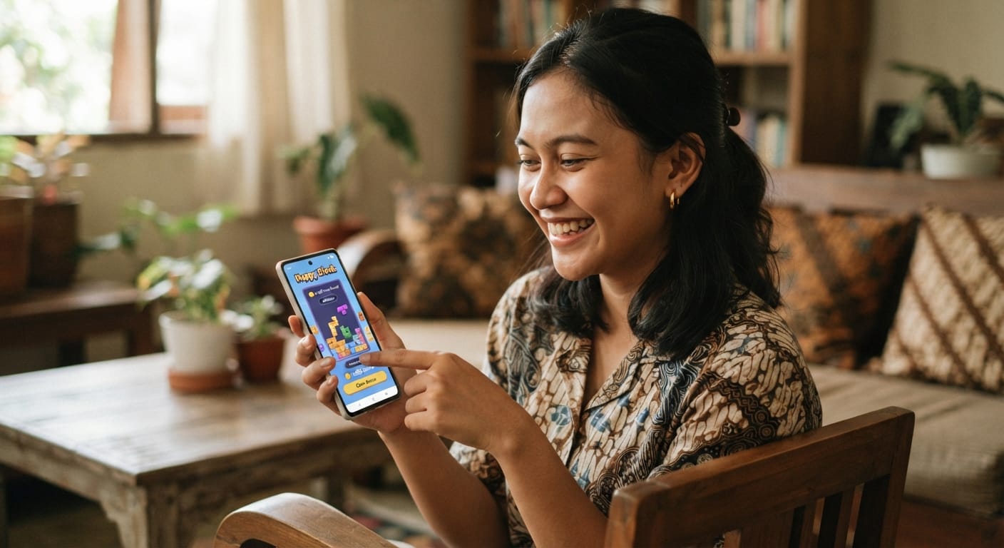 Happy Block, Aplikasi Penghasil Uang Saldo DANA!