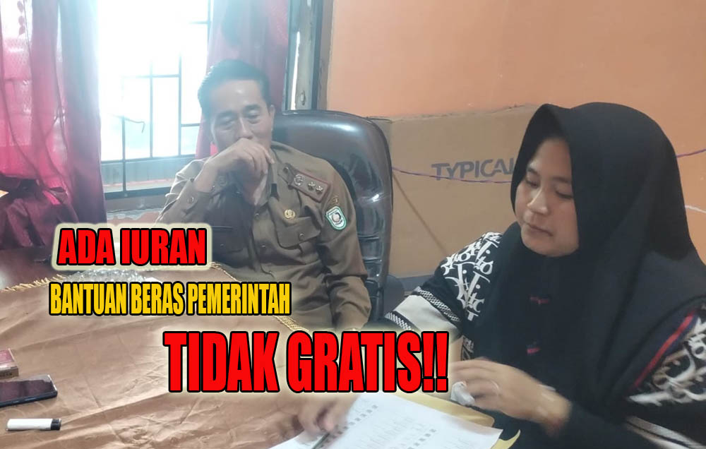 TIDAK GRATIS! Bantuan Beras di Desa Ini Mewajibkan KPM Membayar Iuran