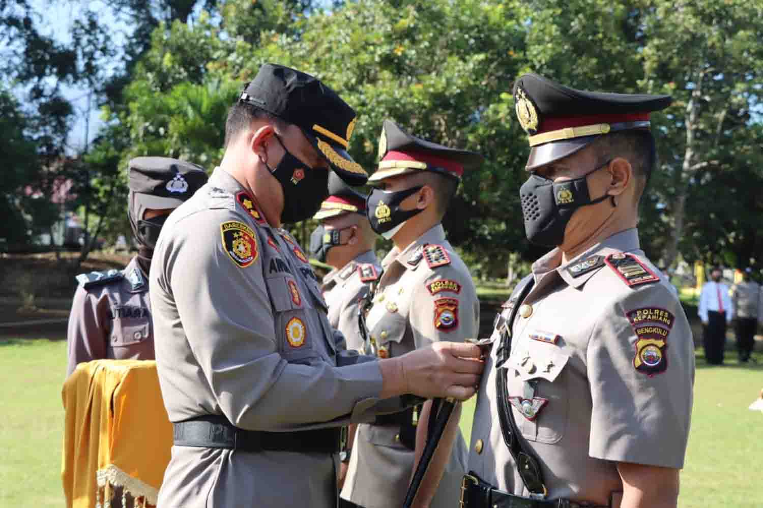 Kapolres Pimpin Sertijab 4 PJU Polres Lebong