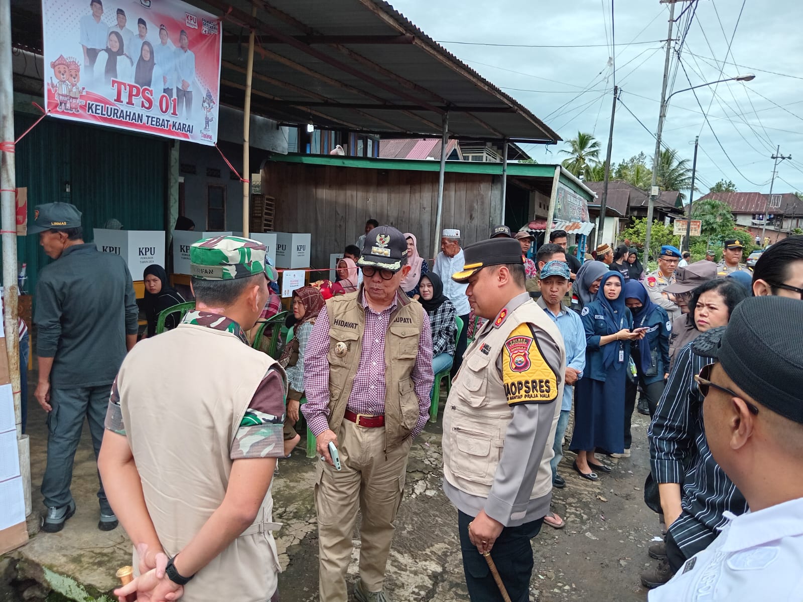 Dipimpin Bupati Kepahiang, Forkopimda Patroli Pantau TPS di Kabupaten Kepahiang