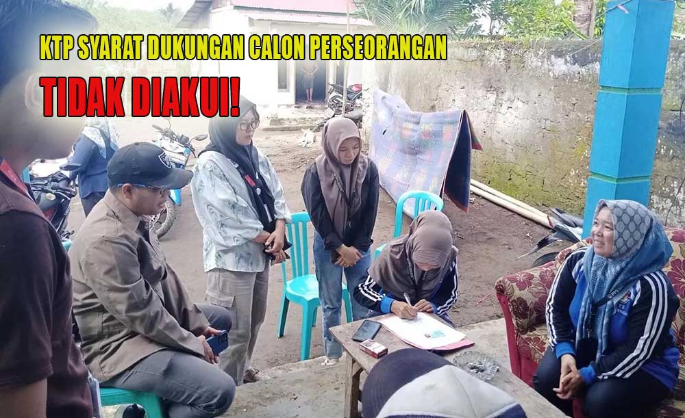 KPU Kepahiang 'Bongkar' Ribuan KTP Syarat Dukungan Bakal Calon Perseorangan, Hasilnya Tak Diakui!
