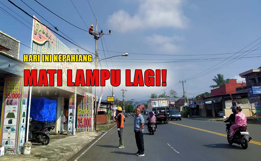 Masyarakat Kepahiang Siap-Siap, Hari Ini Kepahiang Bakal Mati Lampu Lagi