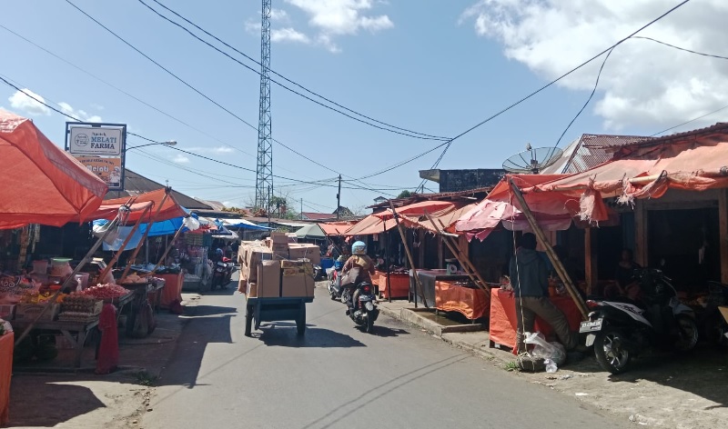 Berkali-kali Ditertibkan, Pedagang di Sepanjang Jalan Pasar Pagi Kepahiang Membandel