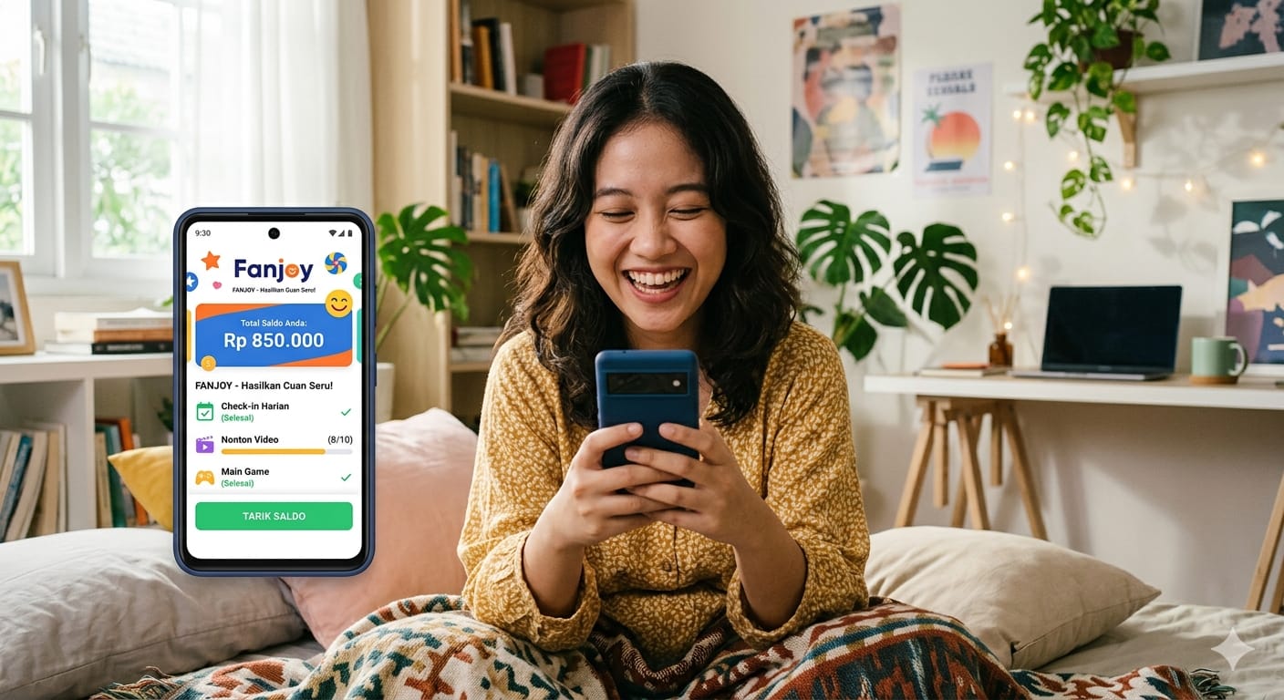 Fakta Aplikasi Fanjoy, Cuma Main Game Bisa Cairkan Saldo DANA!