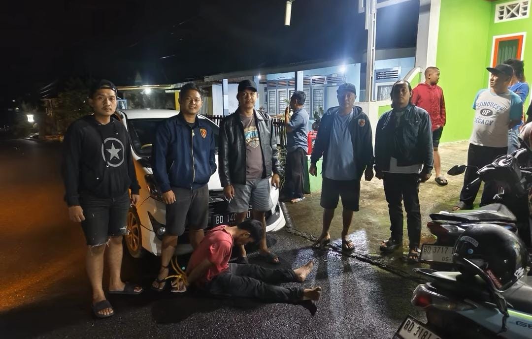 Habis Minyak Saat Melarikan Diri, Pelaku Curanmor Berakhir di Tangan Elang Juvi