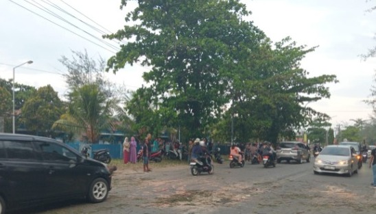 Innalillahirojiun, Pengendara Motor Tewas Seketika Usai Ditimpa Pohon Tumbang di Pantai Panjang