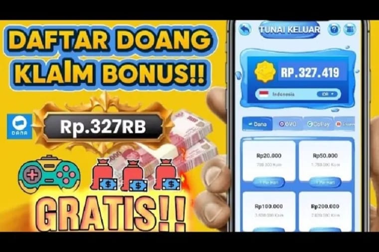 Aplikasi Penghasil Uang Tercepat! Daftar Bonus Rp327 ribu Langsung Cair!