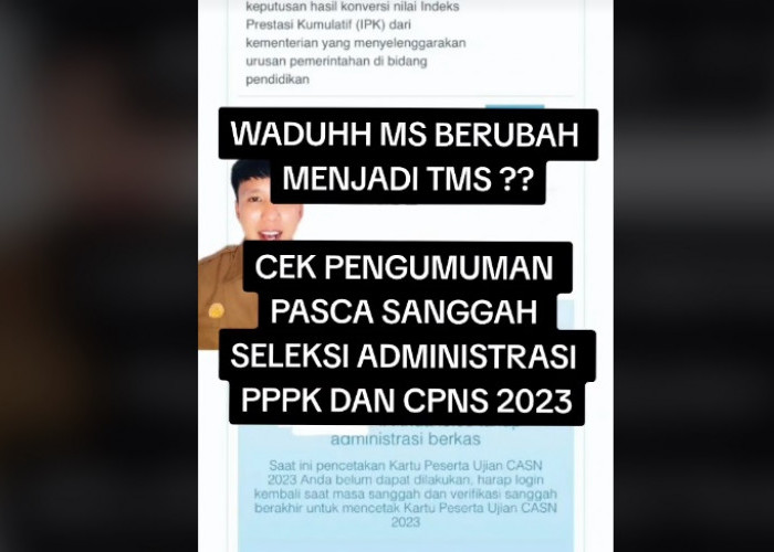 Status Peserta Seleksi CPNS dan PPPK 2023 Berubah Setelah Masa Sanggah, Begini Penjelasan BKN!