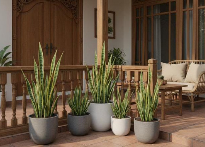 5 Tanaman Teras yang Tidak Perlu Sering Disiram