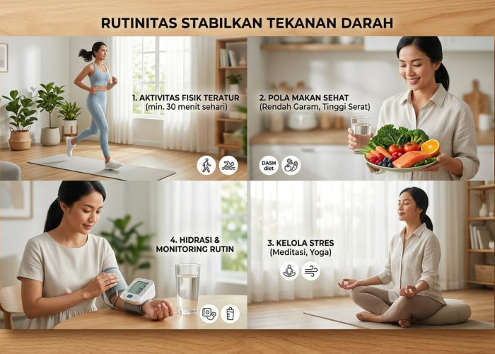 Stabilkan Tekanan Darah Secara Alami, Lakukan Rutinitas Ini di Malam Hari