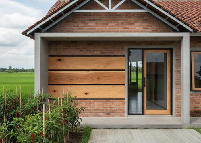 5 Inspirasi Model Rumah Minimalis Desa dengan Kombinasi Tembok dan Kayu Alami!