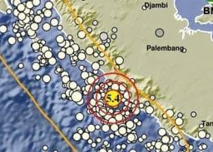 Menjelang Magrib, Warga Kepahiang Diguncang Gempa Berkekuatan Segini